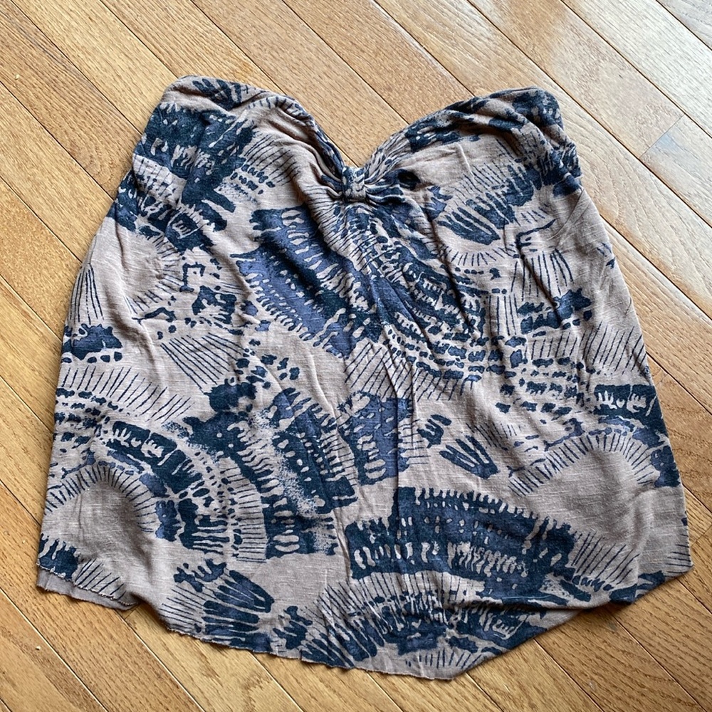 Free People strapless flowy tube top